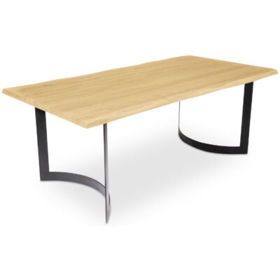 Bent Dining Table Extra Small Oak VE-1036-24-0 VE 1036 24 0 Bent diagR shadsilo