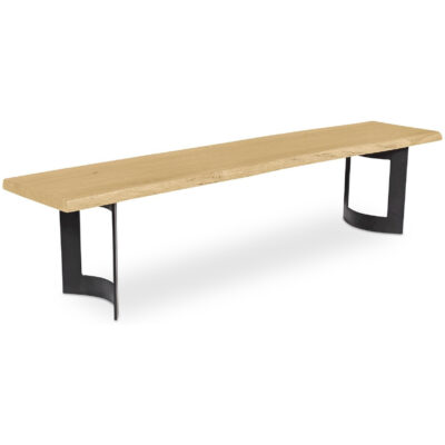 Bent Bench Extra Small Oak VE-1038-24-0 VE 1038 24 0 Bent diagR shadsilo