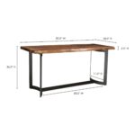 Bent Counter Table Smoked VE-1039-03-0 VE 1039 03 70