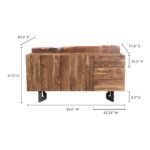 Bent Sideboard Smoked VE-1040-03 VE 1040 03 70