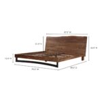 Bent King Bed Smoked VE-1088-03-0 VE 1088 03 70