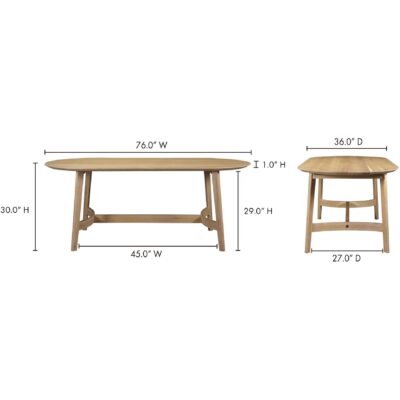 Trie Dining Table Small VE-1099-24-0 VE 1099 24 70