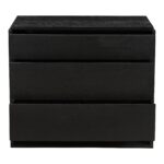 Quinton 3 Drawer Nightstand Black VE-1101-02 VE 1101 02 01