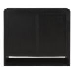 Quinton 3 Drawer Nightstand Black VE-1101-02 VE 1101 02 07
