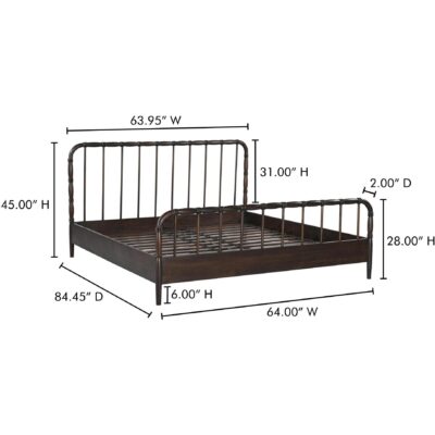 Vivian Queen Bed VE-1129-20-0 VE 1129 20 0 70