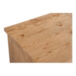 Tade 3 Drawer Nighstand Honey Pine VE-1132-21 VE 1132 21 Tade Bedroom closeup02 shadsilo
