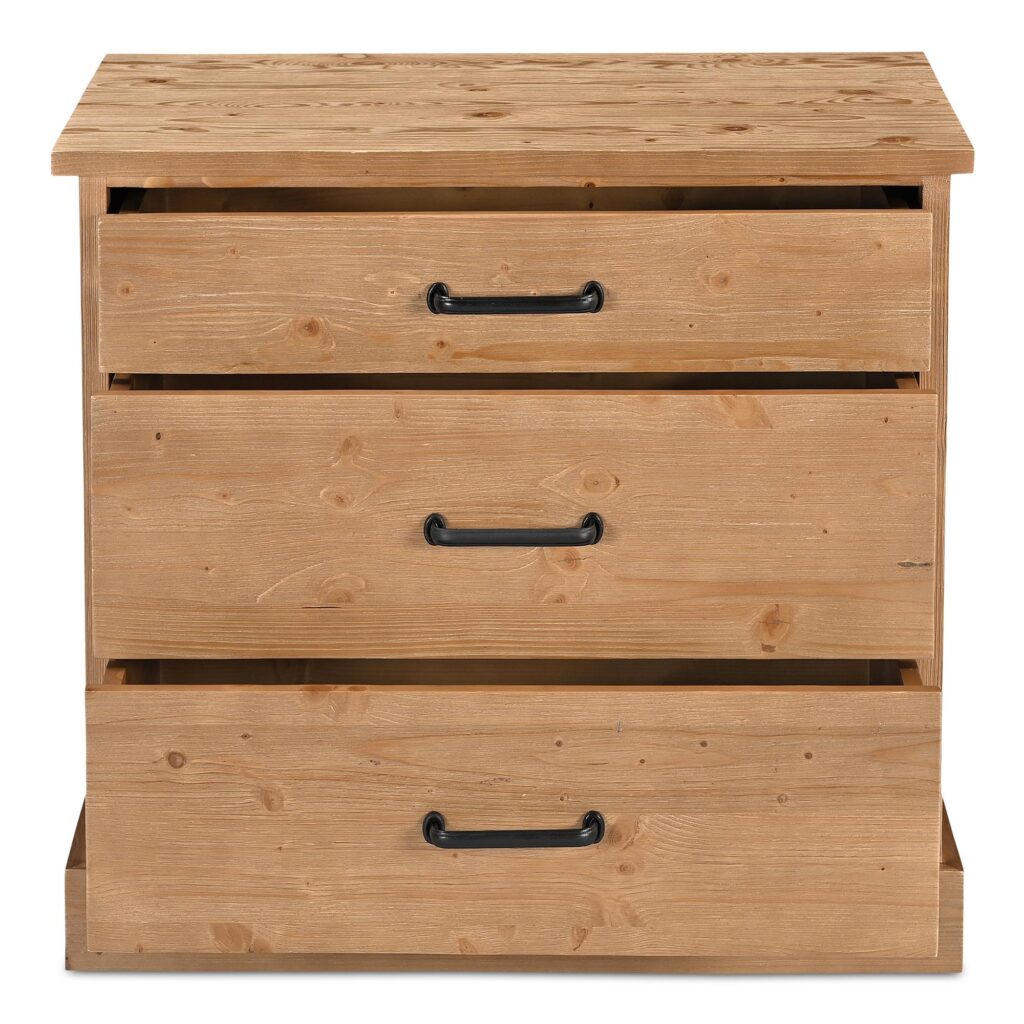 Tade 3 Drawer Nighstand Honey Pine - Image 6