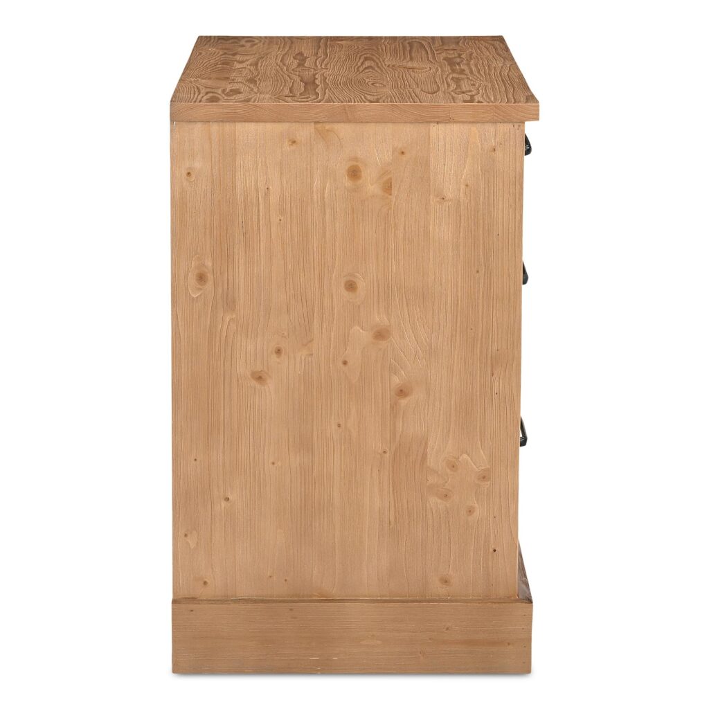 Tade 3 Drawer Nighstand Honey Pine - Image 4