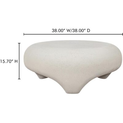 Ines Outdoor Coffee Table White VH-1020-18 VH 1020 18 70