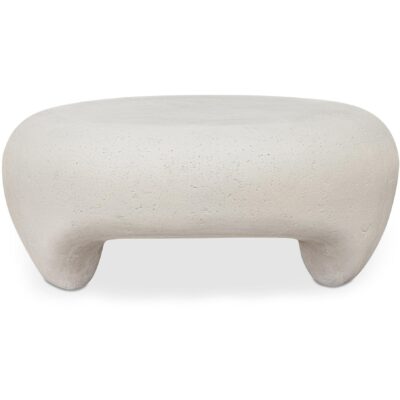 Ines Outdoor Coffee Table White VH-1020-18 VH 1020 18 Ines front shadsilo