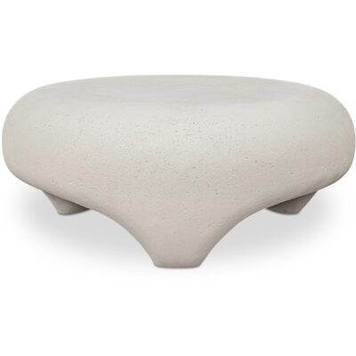 Ines Outdoor Coffee Table White