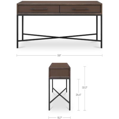 Mako Console Table Brown VL-1029-20 VL 1029 20 70 dim