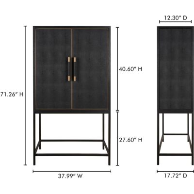 Mako Bar Cabinet Black VL-1047-02 VL 1047 02 70