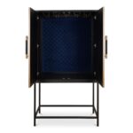 Mako Bar Cabinet Black VL-1047-02 VL 1047 02 Mako front open shadsilo