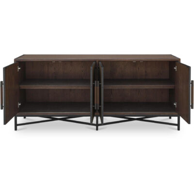 Mako Sideboard Brown 9 Mako Sideboard Brown VL-1048-20 VL 1048 20 Mako front open shadsilo
