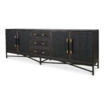 Mako Sideboard Large Black VL-1061-02 VL 1061 02 Mako diagL shadsilo