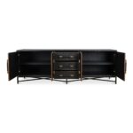 Mako Sideboard Large Black VL-1061-02 VL 1061 02 Mako front open shadsilo