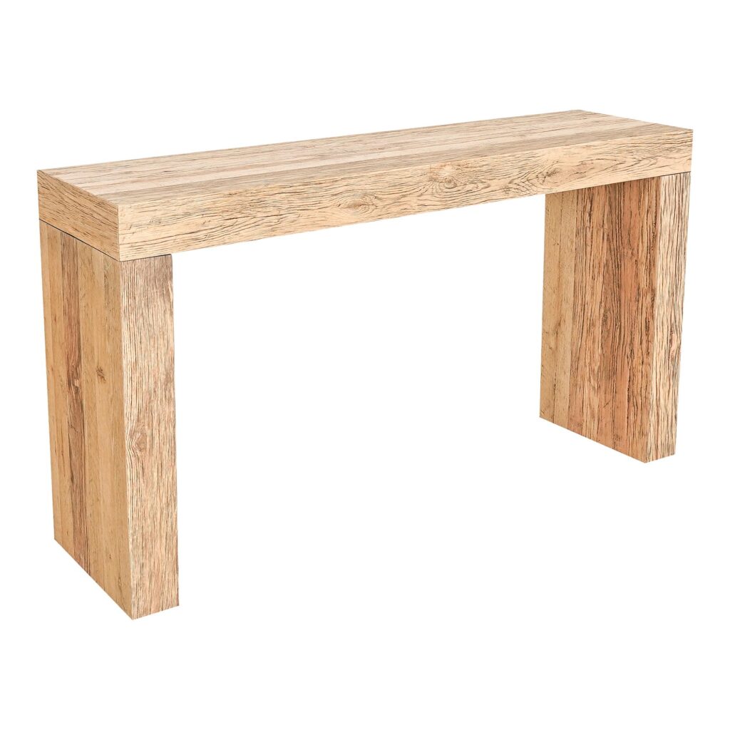 Evander Console Table Aged Oak - Image 2