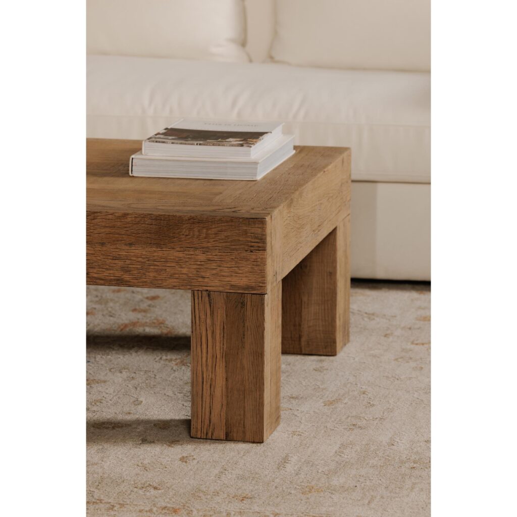 Evander Coffee Table Rectangle Aged Oak - Image 7