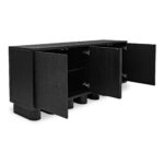 Marcelle Sideboard Black VL-1099-02 VL 1099 02 Marcelle diagR open shadsilo