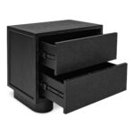 Marcelle Nightstand Black VL-1100-02 VL 1100 02 Marcelle diagR open shadsilo