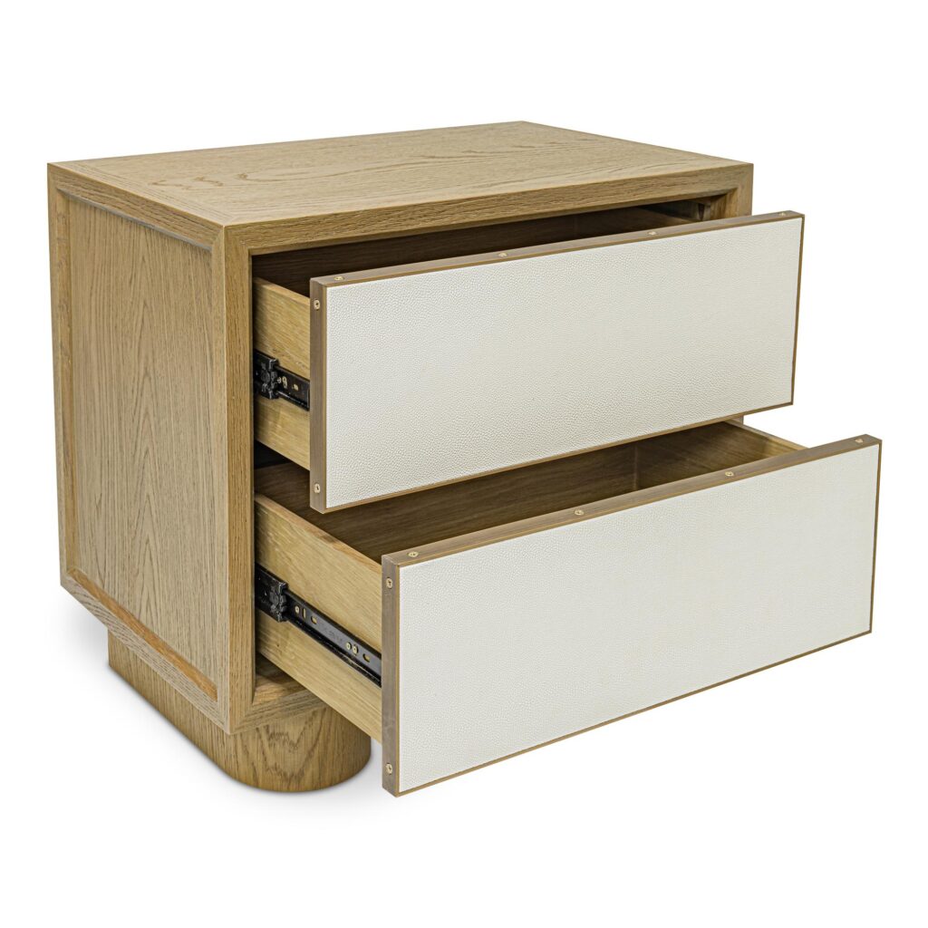 Marcelle Nightstand White - Image 2