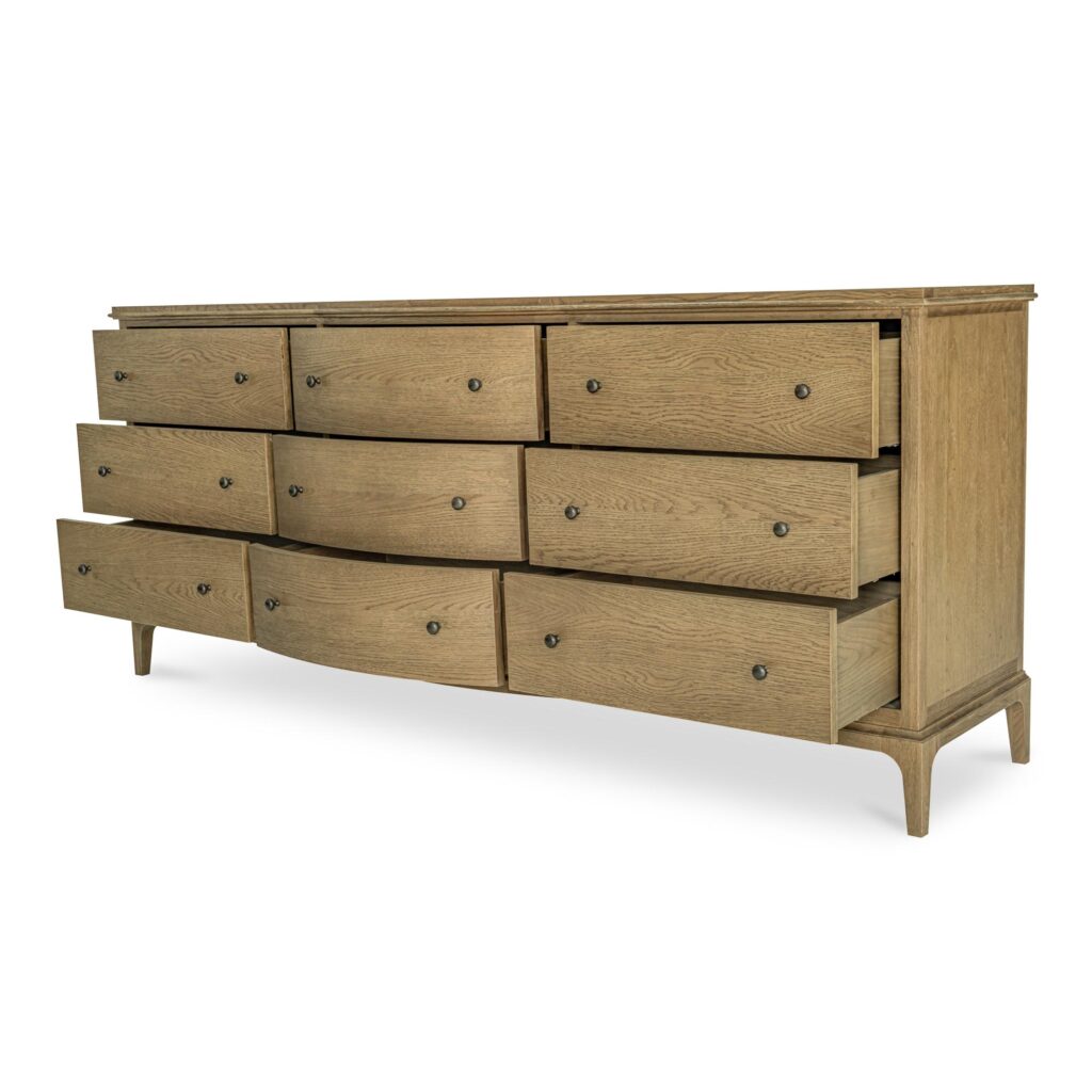 Sadie 9 Drawer Dresser Brown - Image 2