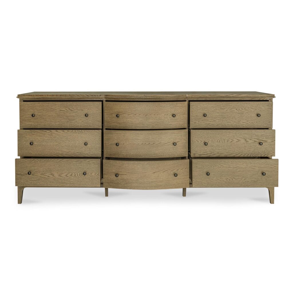 Sadie 9 Drawer Dresser Brown - Image 4