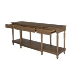 Martha Console Table Brown VL-1104-03 VL 1104 03 Martha diagL open shadsilo