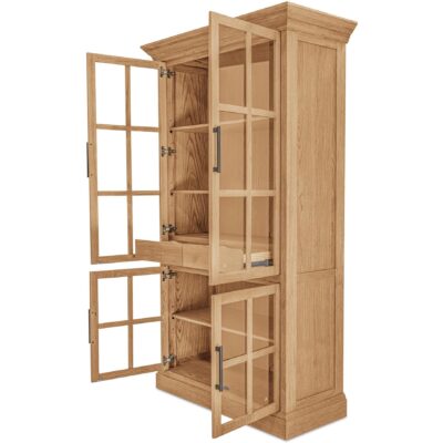 Raymond Tall Cabinet Natural VL-1106-24 VL 1106 24 Raymond diagL open shadsilo