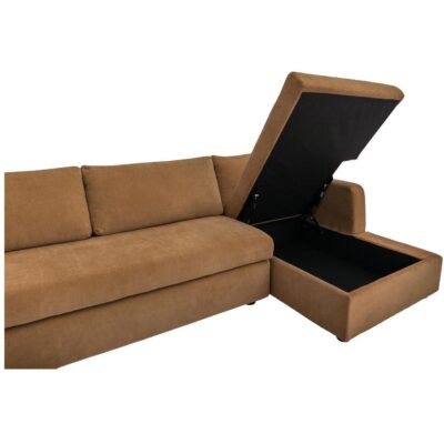 Burrow Sleeper Sectional With Storage Chaise Ginger Right VV-1007-23-R-0 VV 1007 23 R 0 Burrow closeup shadsilo