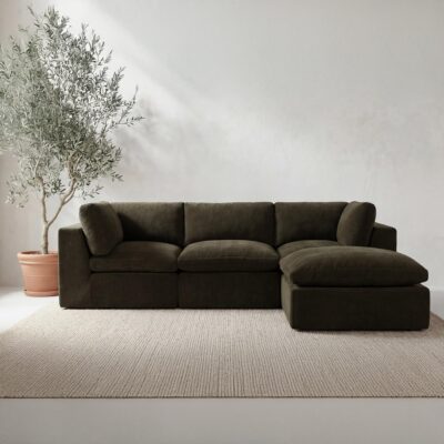 Cates Ottoman Dark Green VV-1012-27 VV 1012 27 10