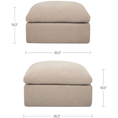 Cates Ottoman Pebble VV-1012-34 VV 1012 34 Cates DIM 70