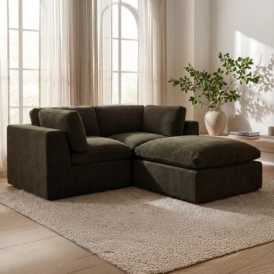 Cates Nook Modular Sectional Dark Green VV-1014-27 VV 1014 27 01