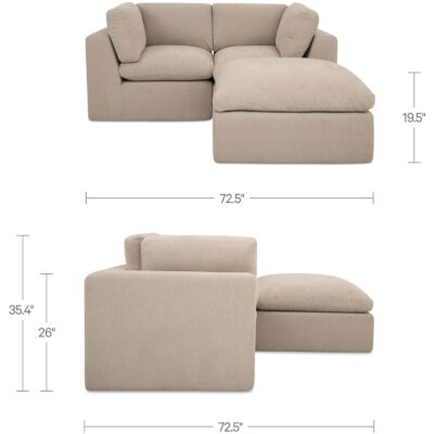 Cates Nook Modular Sectional Pebble VV-1014-34 VV 1014 34 70