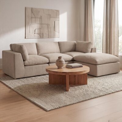 Cates Lounge Modular Sectional Pebble VV-1015-34 VV 1015 34 01