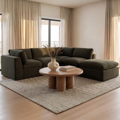 Cates Dream Modular Sectional Dark Green VV-1016-27 VV 1016 27 01