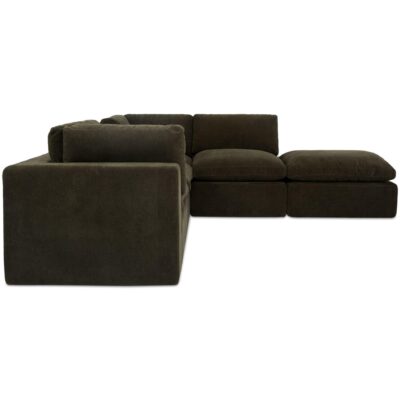 Cates Dream Modular Sectional Dark Green VV-1016-27 VV 1016 27 Cates side right shadsilo