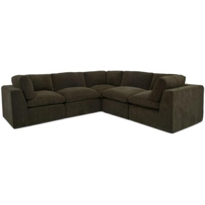 Cates Classic L Modular Sectional Dark Green VV-1017-27 VV 1017 27 Cates diagR shadsilo