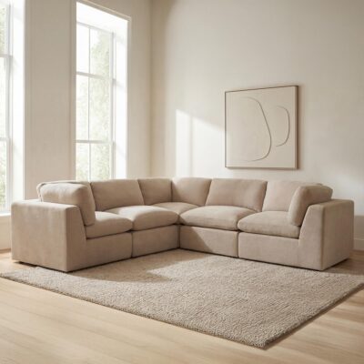 Cates Classic L Modular Sectional Pebble VV-1017-34 VV 1017 34 10