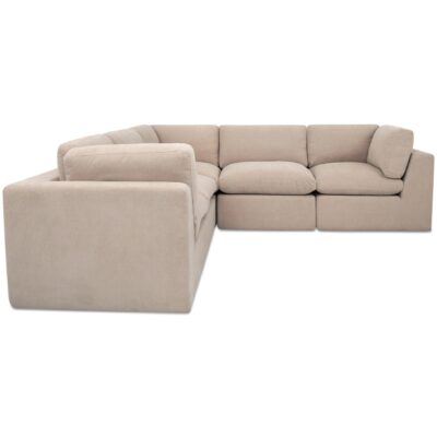 Cates Classic L Modular Sectional Pebble VV-1017-34 VV 1017 34 Cates side right shadsilo