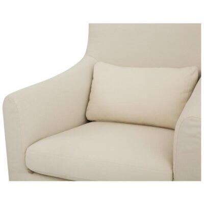 Lydia Outdoor Slipcover Dining Chair Cream 11 Lydia Outdoor Slipcover Dining Chair Cream VV-1019-05 VV 1019 05 Lydia closeup shadsilo