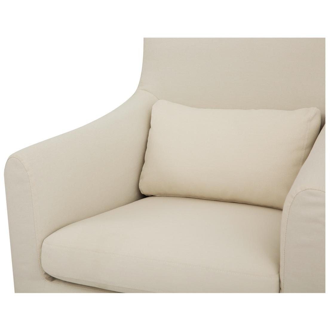 Lydia Outdoor Slipcover Dining Chair Cream 5 Lydia Outdoor Slipcover Dining Chair Cream - Image 5