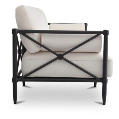 Willow Outdoor Sofa Cream VV-1021-05 VV 1021 05 Willow side right shadsilo