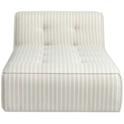 Sunseeker Outdoor Chaise Brown Stripe