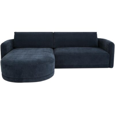 Emmy Sectional Dark Blue Left