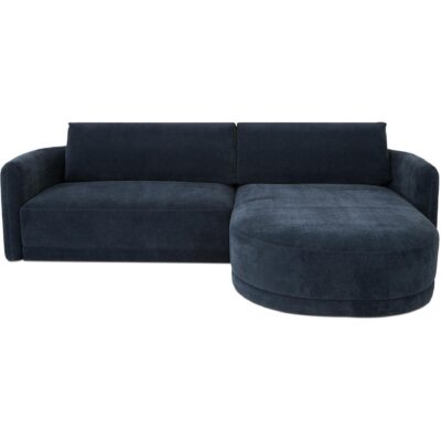 Emmy Sectional Dark Blue Right
