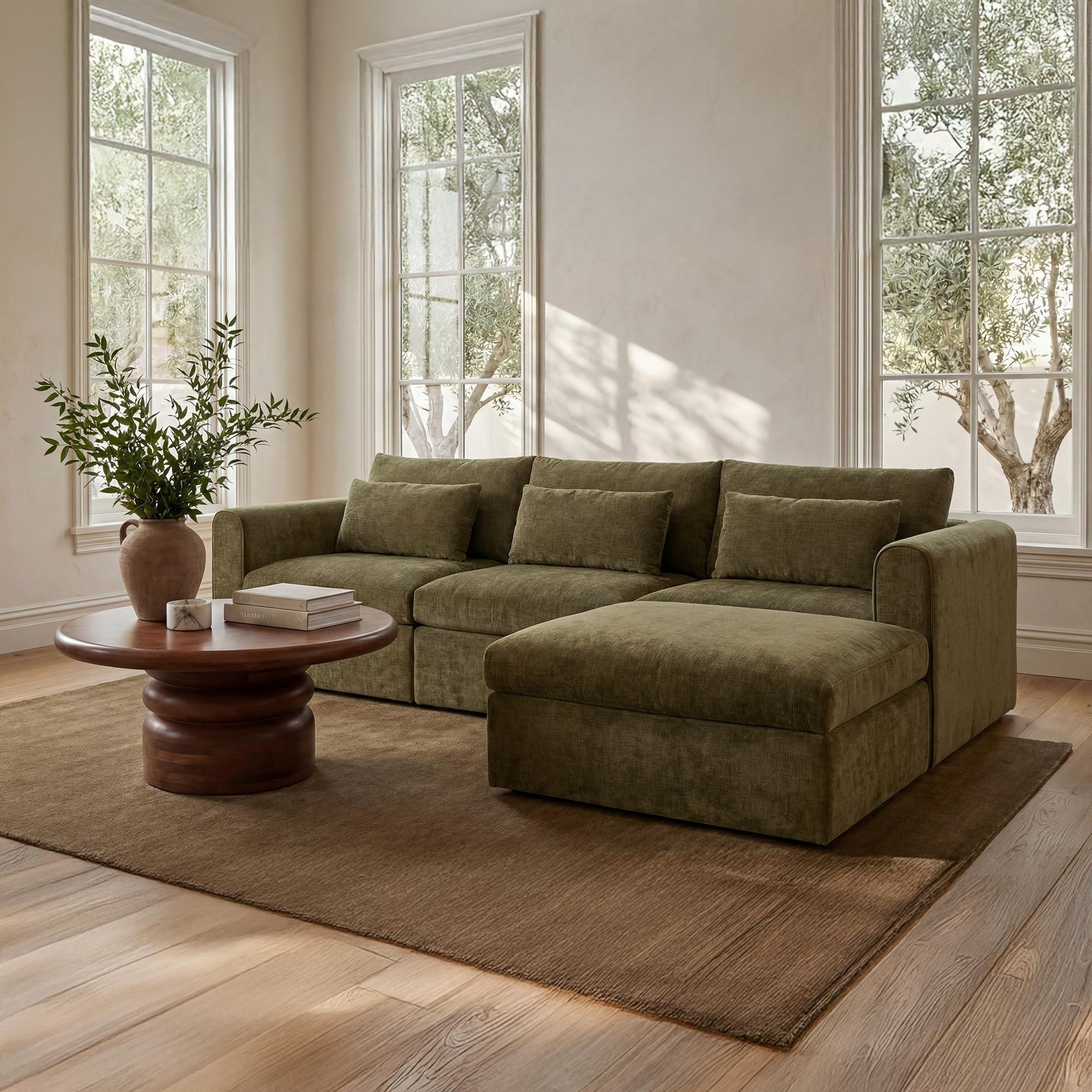 Swift Storage Ottoman Dark Green 2 Swift Storage Ottoman Dark Green - Image 2