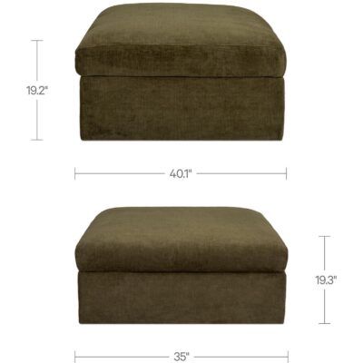 Swift Storage Ottoman Dark Green 5 Swift Storage Ottoman Dark Green VV-1029-27 VV 1029 27 70 dim