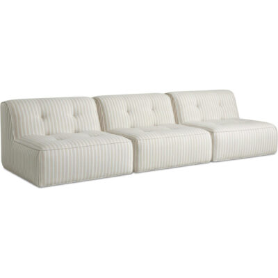 Sunseeker 3 Piece Outdoor Sofa Brown Stripe VV-1030-21 VV 1030 21 Sunseeker diagR shadsilo